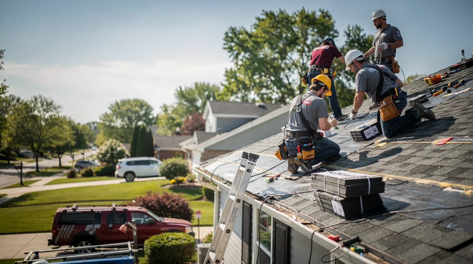 Roof Repair in Wiscasset, ME around you